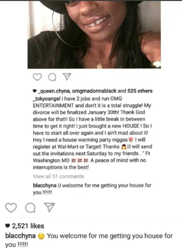 And Blac Chyna Just 